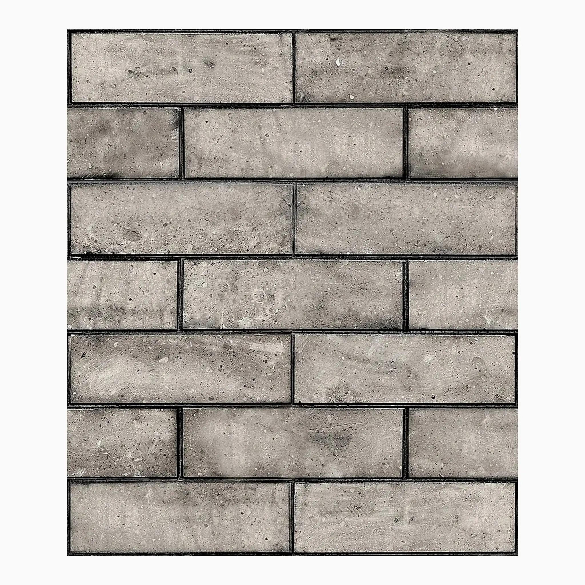 Antik Lav Taşı Tuğla Gri 10x30