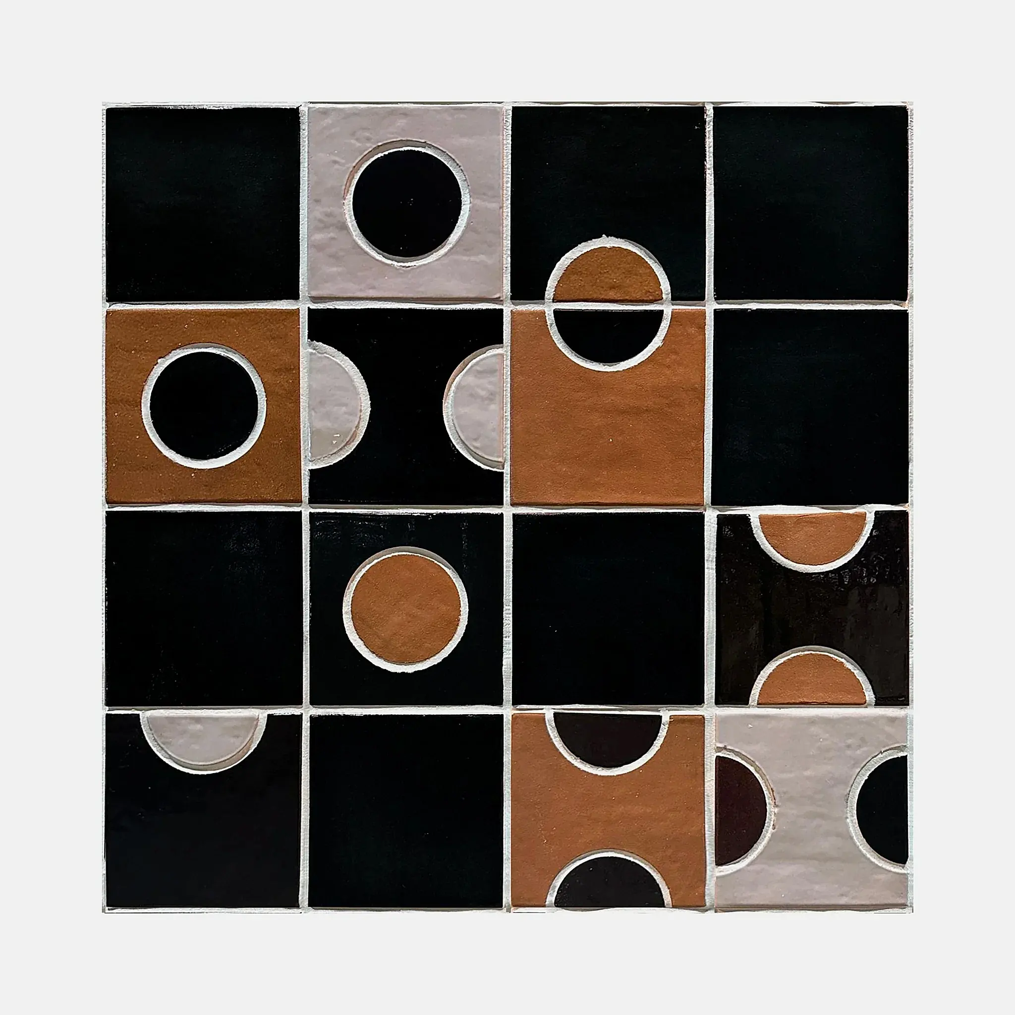 Circle Seramik Karo Siyah