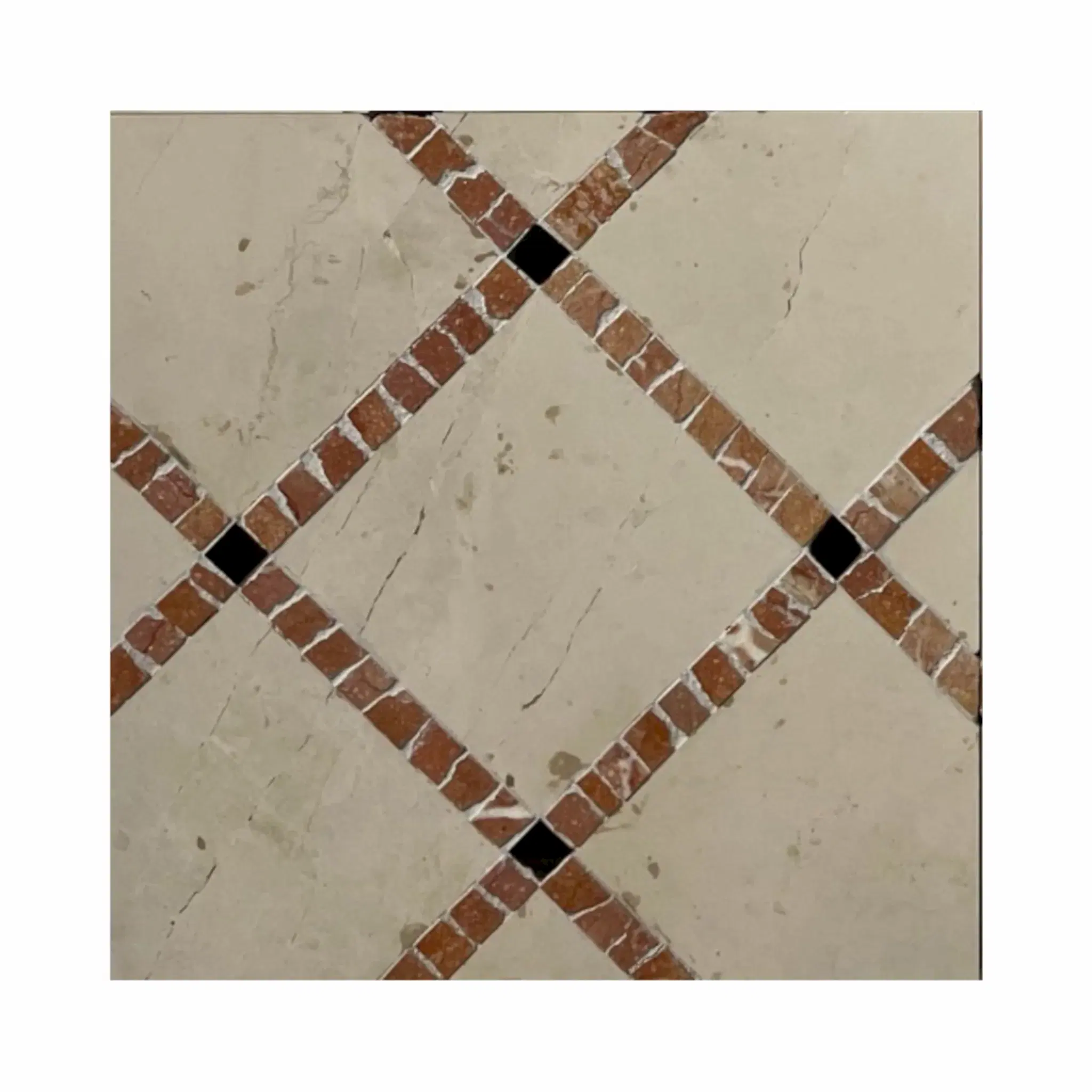 Dias Mermer Mozaik Karo Bej Kahve