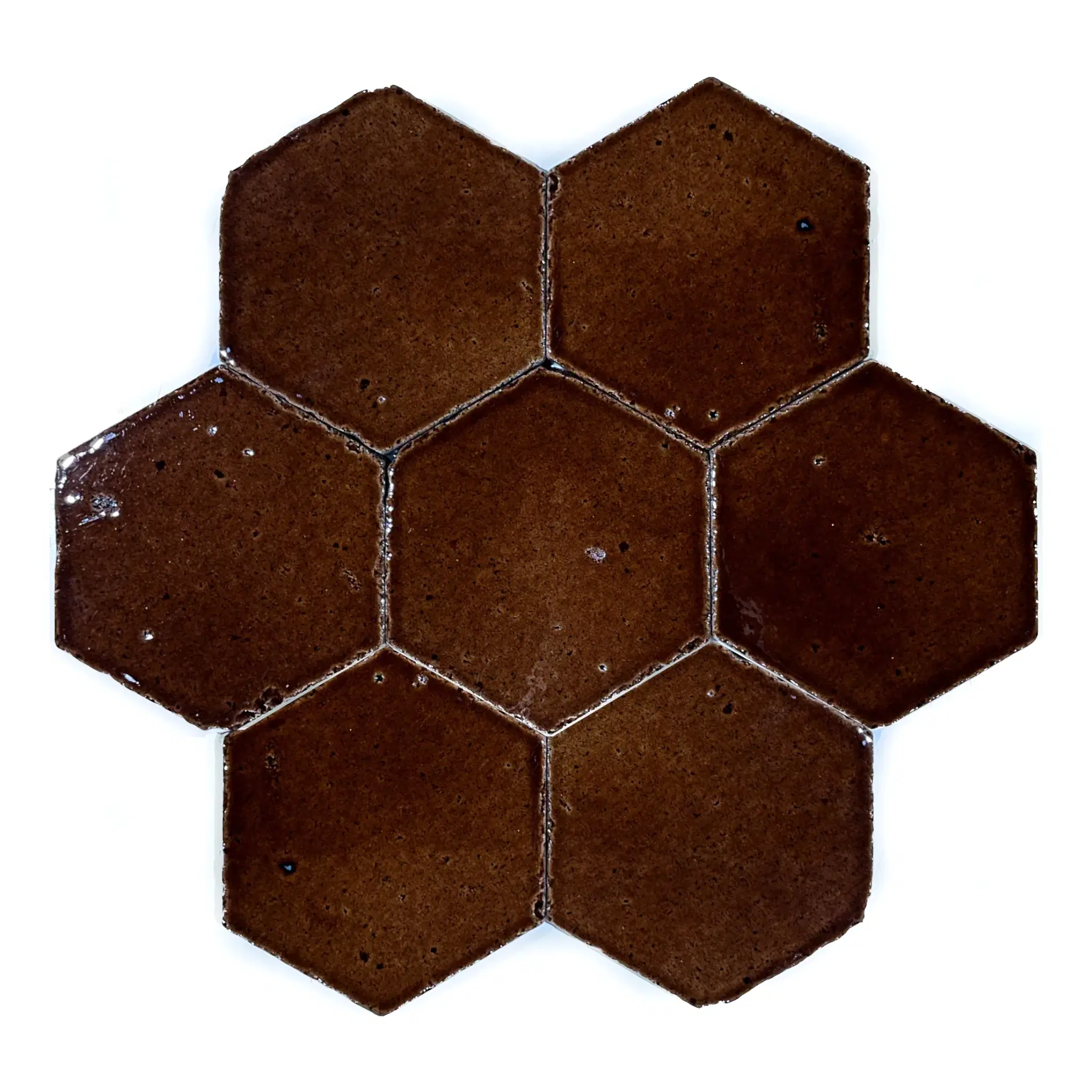 Sırlı Lav Taşı G Kahverengi