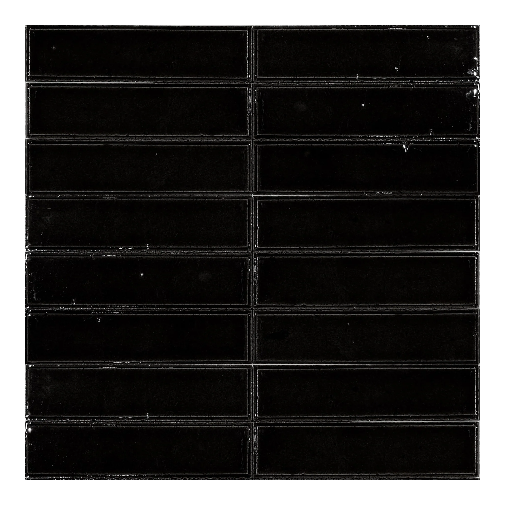 Sırlı Lav Taşı Sj 5x20 Siyah