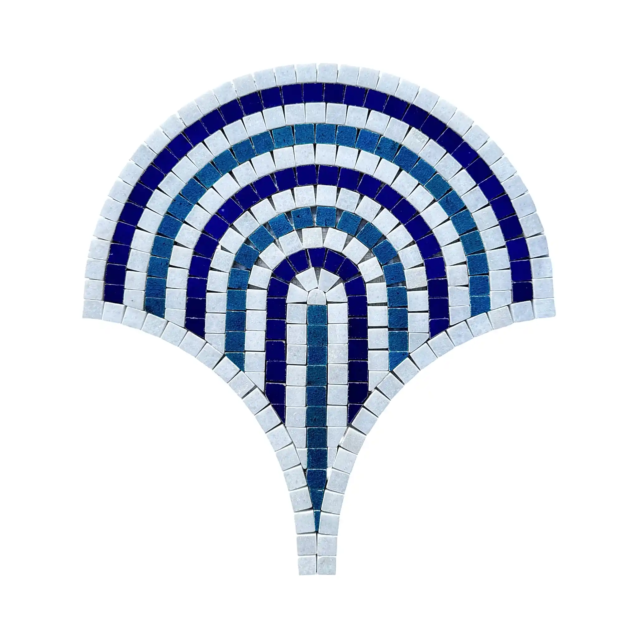 Ivory Mermer Mozaik Mavi Mix